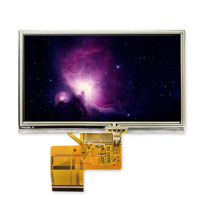 Pantalla táctil resistente de pantalla LCD de 4,7 pulgadas de exhibición de la navegación industrial del panel TM047NBH
