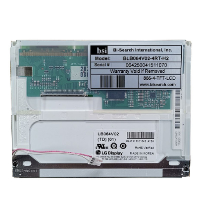 LB064V02-TD01 LG 640x480 el panel de exhibición del lcd de 6,4 pulgadas
