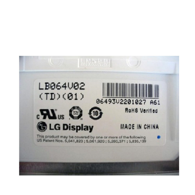 LB064V02-TD01 LG 640x480 el panel de exhibición del lcd de 6,4 pulgadas