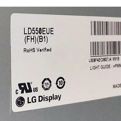 Panel LCD de LVDS LD550EUE-FHB1 55 pulgadas para la señalización del LCD Digital