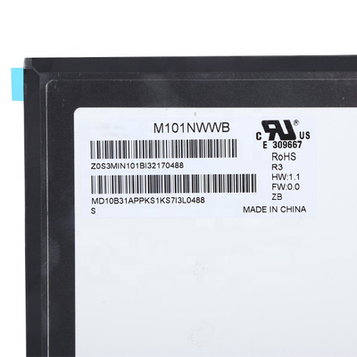 IVO M101NWWB R3 1280x800 IPS exhibición del LCD de 10,1 pulgadas para la exhibición de panel LCD industrial