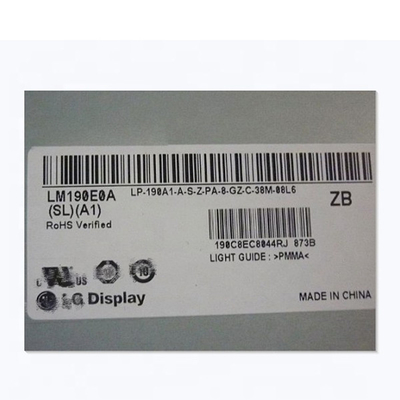 19,0 pantalla de visualización original de la pulgada LM190E0A-SLA1 LM190E0A (SL) (A1) LCD