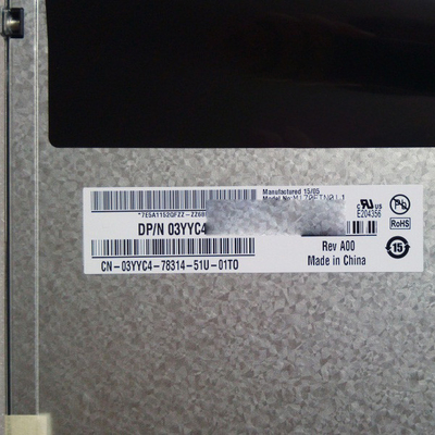AUO M170ETN01.1 la exhibición 30 del LCD de 17 pulgadas fija el conector SXGA 96PPI de LVDS