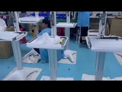 Estación de trabajo móvil médica de pantalla única clase I 1920x1080 iPS