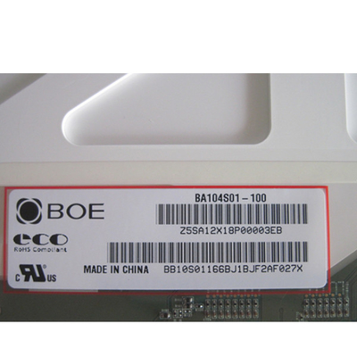 Exhibición de la pulgada BA104S01-100 800×600 BOE del módulo 10,4 de TFT LCD de la industria