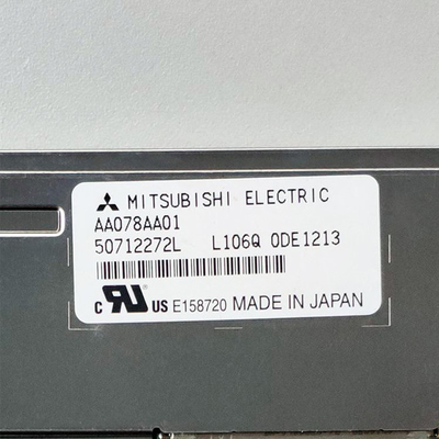Exhibición de pantalla LCD original a estrenar de 7,8 pulgadas AA078AA01 para el uso industrial para Mitsubishi