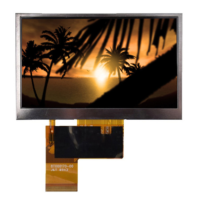 El panel de exhibición de pantalla LCD de TIANMA TM043NBH02 4,3 pulgadas para el equipo industrial