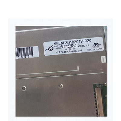 NL8048BC19-02C exhibición RGB 800X480 de TFT LCD de 7,0 pulgadas para el equipo industrial
