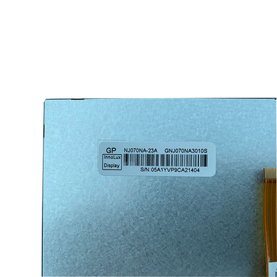 NJ070NA-23A Innolux pantalla de TFT LCD de 7 pulgadas con el cable de 1024*600 LVDS y el tablero de regulador para el panel LCD