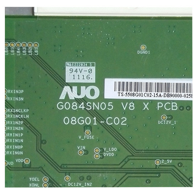 G084SN05 V.8 módulo 800*600 del LCD de 8,4 pulgadas aplicado a los productos industriales