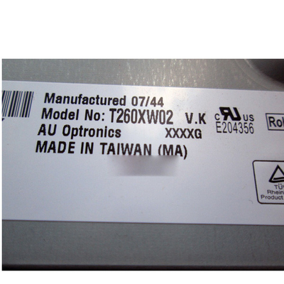 Pernos de T260XW02 VK 41 pantalla LCD 1366*768 de 26 pulgadas para AUO