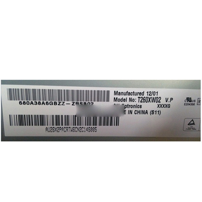 Pernos de T260XW02 VP 30 pantalla LCD 1366*768 de 26 pulgadas para AUO