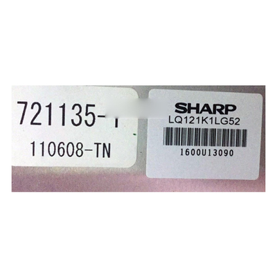 12,1 pantalla LQ121S1LG52 de la pulgada 82ppi lcd para el sostenido