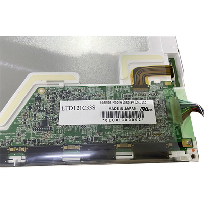 12,1 exhibición de panel LCD de la pantalla LTD121C33S TFT CCFL de la pulgada 82ppi lcd para el equipo industrial