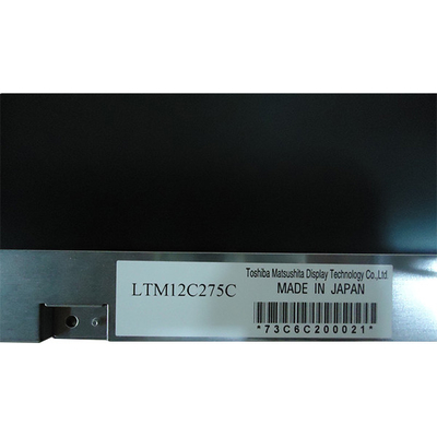 La pantalla LCD 250cd/m2 de LTM12C275C TOSHIBA es paralelo al conector de pernos del RGB 30