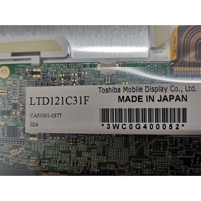 CCFL 12,1 raya vertical LTD121C31F del panel LCD 800×600 RGB de la pulgada