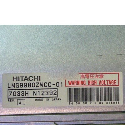 Panel LCD de LMG9980ZWCC-01 HITACHI 12,1 pantalla a color del RGB 800x600 SVGA 82PPI de la pulgada