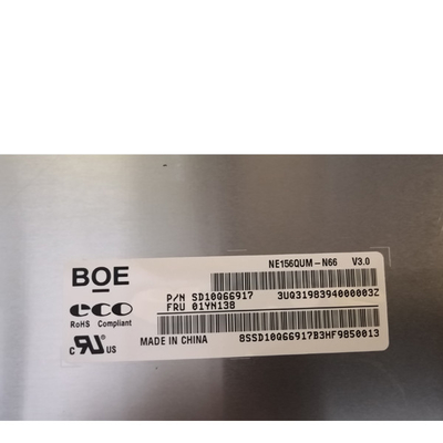BOE Vertical Stripe Panel LCD de 15,6 pulgadas NE156QUM-N66 Pantalla de portátil de 40 pines