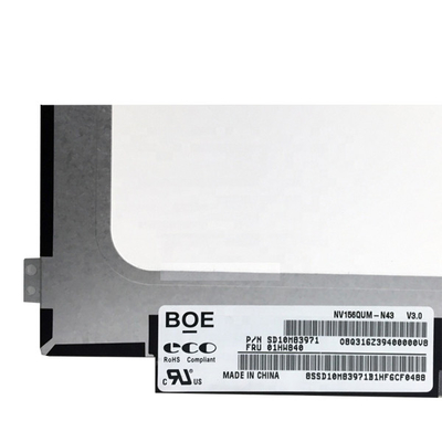 BOE Vertical Stripe Panel LCD de 15,6 pulgadas NV156QUM-N43 PANTALLA LCD para computadora portátil