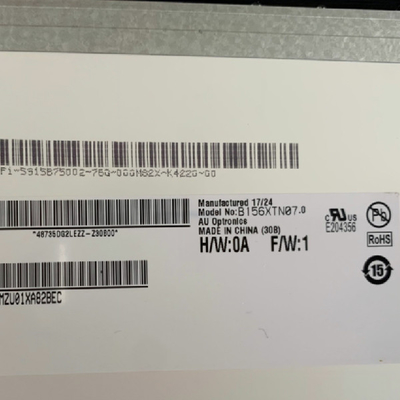 AUO Vertical Stripe Panel LCD de 15,6 pulgadas B156XTN07.0 HW0A PANTALLA LCD
