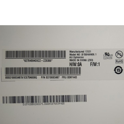 Panel LCD de 15,6 pulgadas con franja vertical AUO B156HAN06.1 HW0A 1920*1080 141PPI