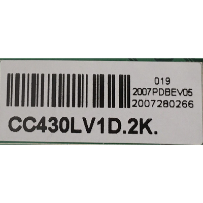 El panel de exhibición de pantalla LCD de CC430LV1D 43&quot; RGB 1920×1080 FHD 51PPI