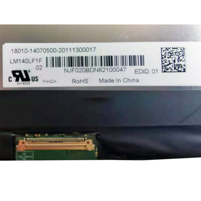 Panel LCD de la pantalla LCD FHD IPS 144Hz 1920x1080 el 72% NTSC del ordenador portátil LM140LF1F02