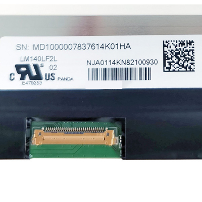 Ángel de visión completo LM140LF2L02 de la pantalla del ordenador portátil del LCD de la simetría de 14 pulgadas