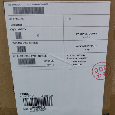15,6 grado de Panda Brand Original A del modelo nuevo de la informática IPS LM156LF6L01 de la pulgada FHD