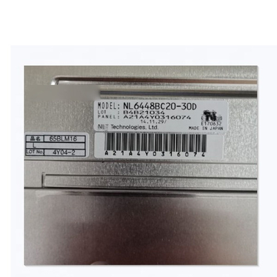 NL6448BC20-30D 6,5 exhibición de pantalla LCD de TFT 640*480 LVDS 20pin WLED de la pulgada
