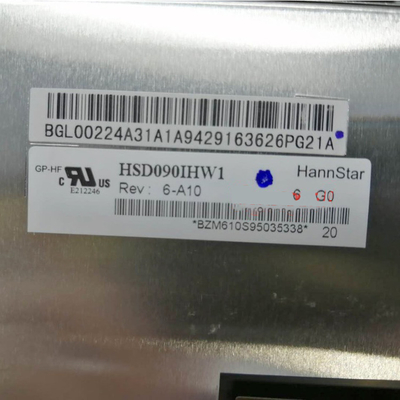 Pantalla del módulo de la pulgada IPS TFT LCD de Hannstar HSD090IHW1-A10 1280*720 9,0