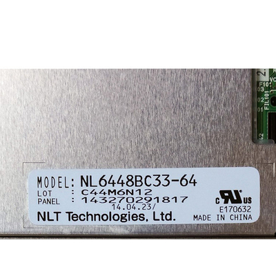 10,4 el panel NL6448BC33-64 de la pantalla de la pulgada 640*480 uno-si TFT lcd para industrial