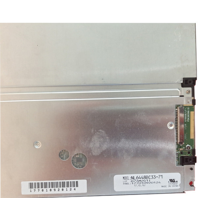 10,4 pantalla de visualización NL6448BC33-71 de la pulgada WLED 640*480 20pins LVDS TFT LCD para industrial