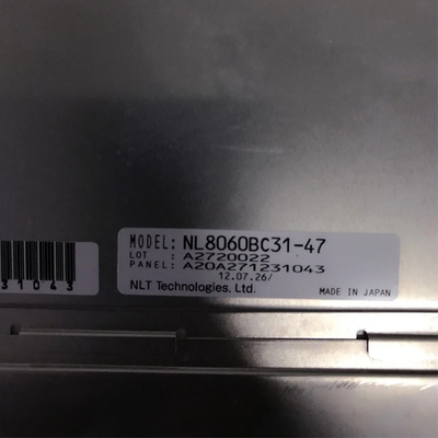El nuevo panel de la pantalla LCD módulo NL8060BC31-47 del LCD de 12,1 pulgadas para la exhibición industrial
