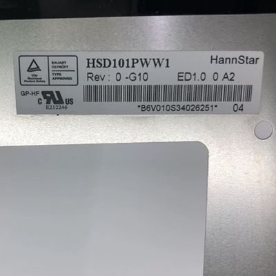 HannStar 10,1 módulo de la pantalla del panel de exhibición del lcd de la pulgada 1280*800 LVDS HSD101PWW1-G10 lcd