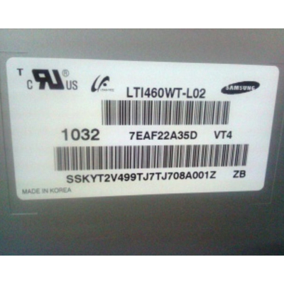 Monitores video LTI460WT-L02 del Lcd de la señalización dura de la capa 1366*768 Digitaces