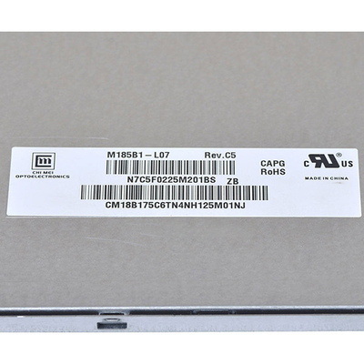18Modulo de pantalla LCD de 5 pulgadas pantalla de panel LCD M185B1-L07