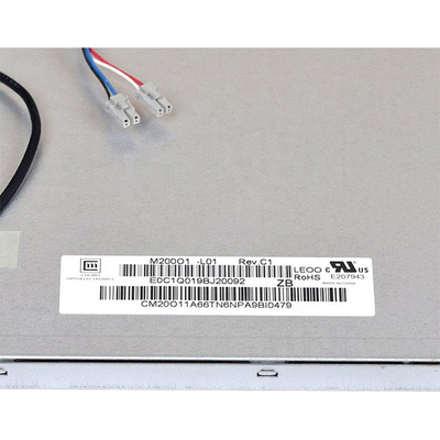M200O1-L01 Pantalla de visualización LCD de 20 pulgadas 1600*900