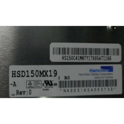 1024 * 768 TFT pantalla LCD muestra HSD150MX19-A 15.0 pulgadas 20 conector de pines