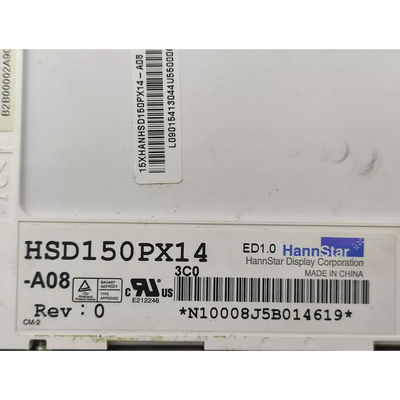 HSD150PX14-A08 Pantalla de pantalla LCD Pantalla de pantalla LCD de 15,0 pulgadas de 60 Hz Transmisor