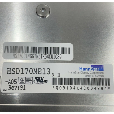 HSD170ME13-A05 17.0 de pulgadas 1280 * 1024 Panel de pantalla LCD para el monitor de escritorio