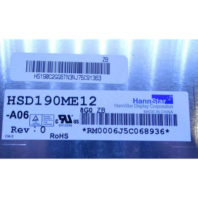 HSD190ME12-A06 Display LCD de 19.0 pulgadas 1280*1024 LVDS 30 pines Pantalla LCD