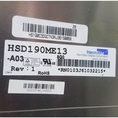 HSD190ME13-A03 19.0 pulgadas pantalla LCD reemplazo de pantalla RGB 1280 × 1024 SXGA 86PPI