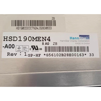 19Modulo de pantalla LCD de 0,0 pulgadas HSD190MEN4-A00 Modulo de pantalla LCD TFT