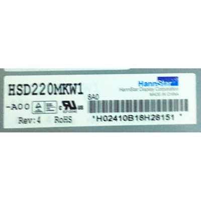HSD220MKW1-A00 Pantalla de pantalla LCD original de 22.0 pulgadas 1680*1050 para HannStar