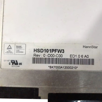 10Panel LCD de 1 pulgada Módulo HSD101PFW3-D00-C00 1024*600 pantalla LCD