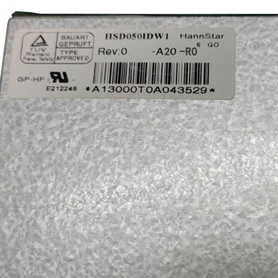 5.0 pulgadas pantalla de panel LCD 800*480 40 pines pantalla de LCD TFT HSD050IDW1-A20-R0