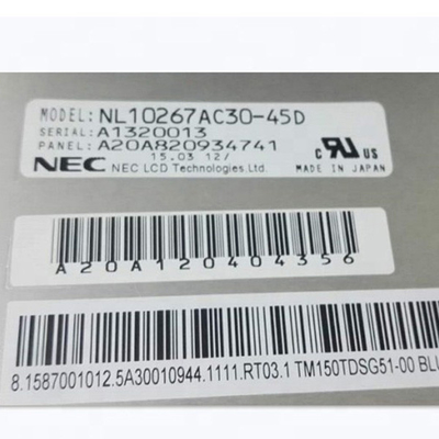 15.0 pulgadas NL10276AC30-45D panel LCD con conductor LED