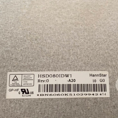 HSD080IDW1-A20 pantalla LCD de 8,0 pulgadas 800*480 módulo de panel LCD