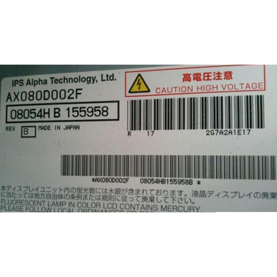 AX080D002F Pantalla LCD de 32,0 pulgadas para IPS Alpha